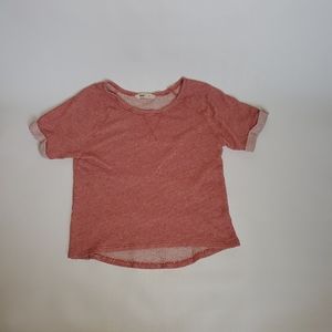 Old navy Terry Short sleeve crop top Size XS